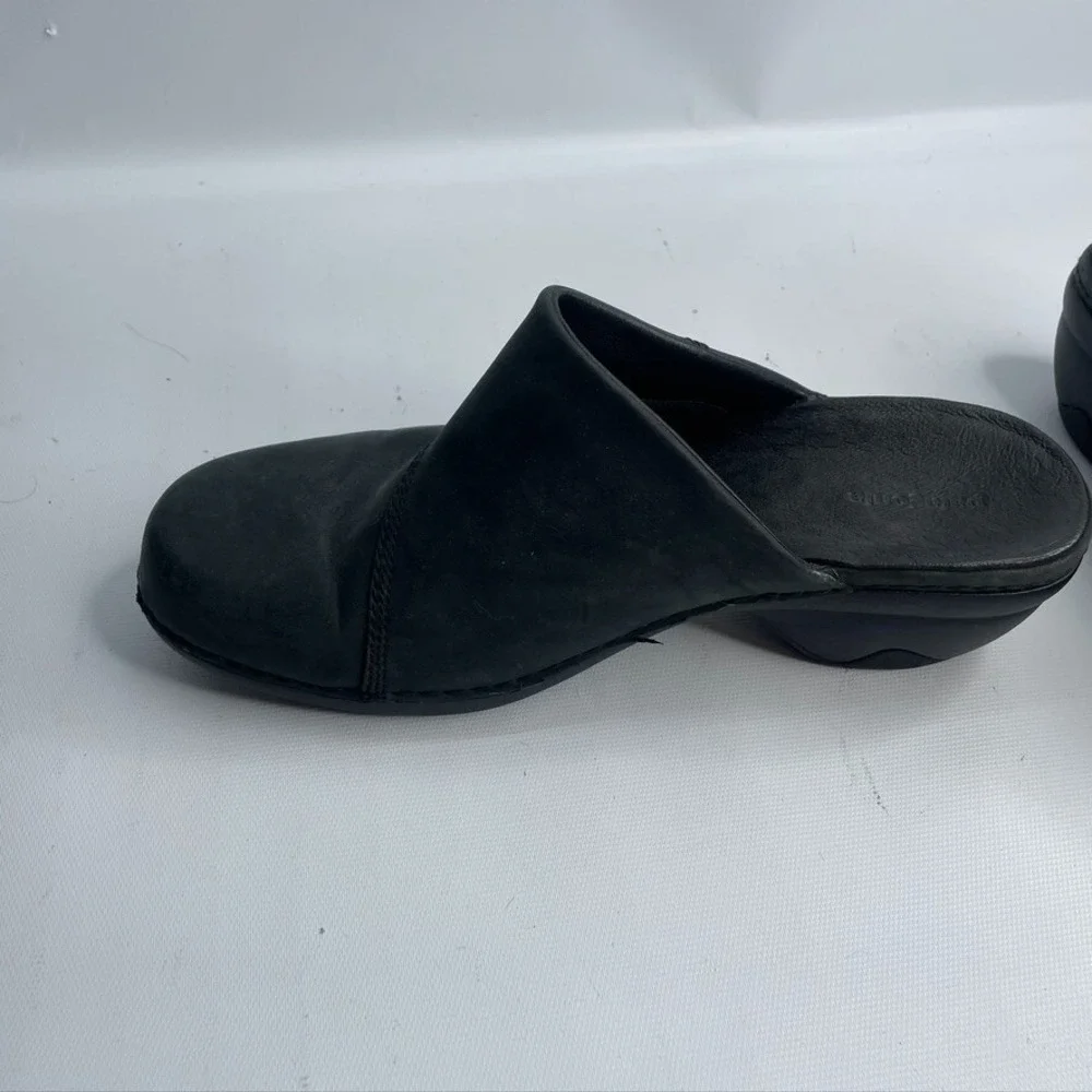 Patagonia Size 8.5 Better Clog Slide Mules Leather Shoe Black Style T11500 - Picture 5 of 8